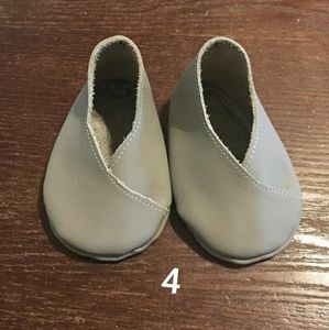 Gray baby kimono shoes
